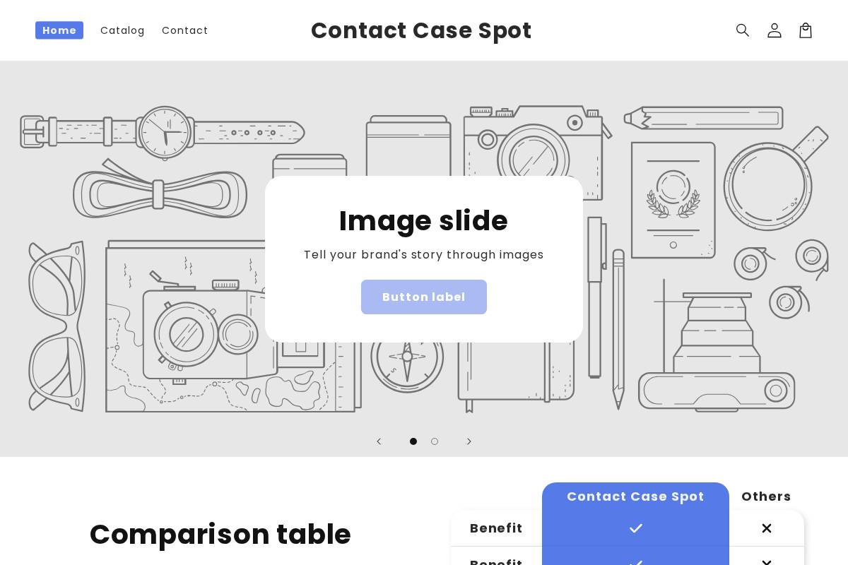 contactcasespot.com homepage screenshot