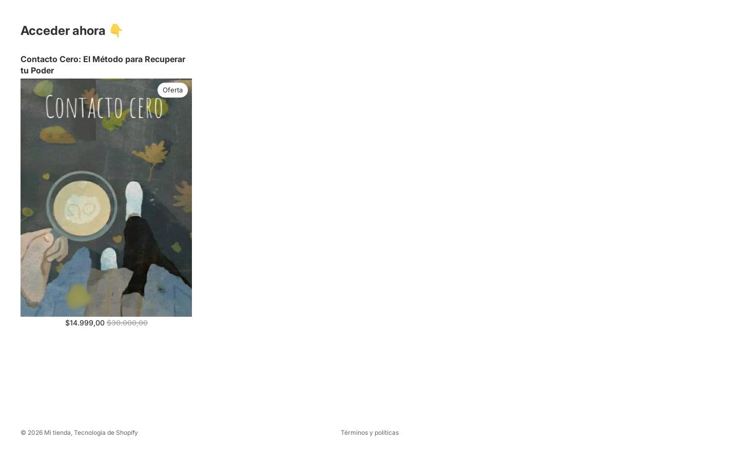 contactoceropsicologia.com homepage screenshot
