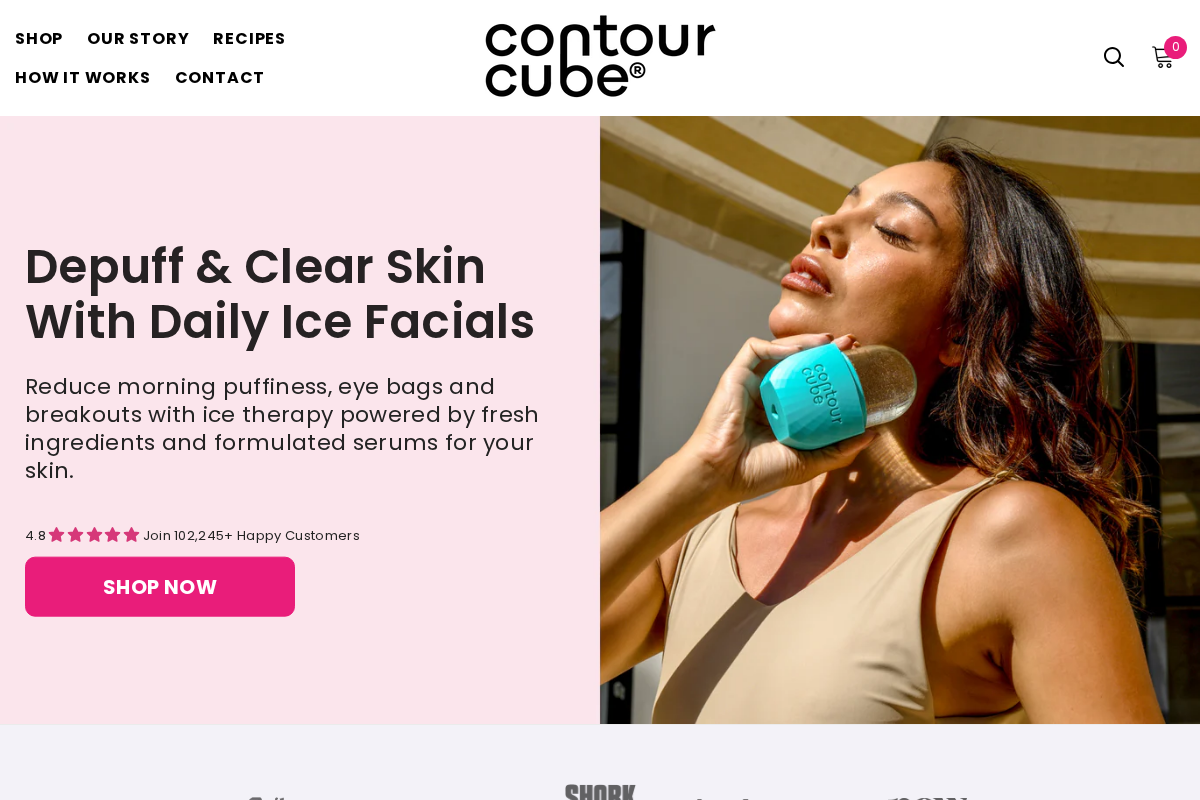 Contour Cube homepage screenshot