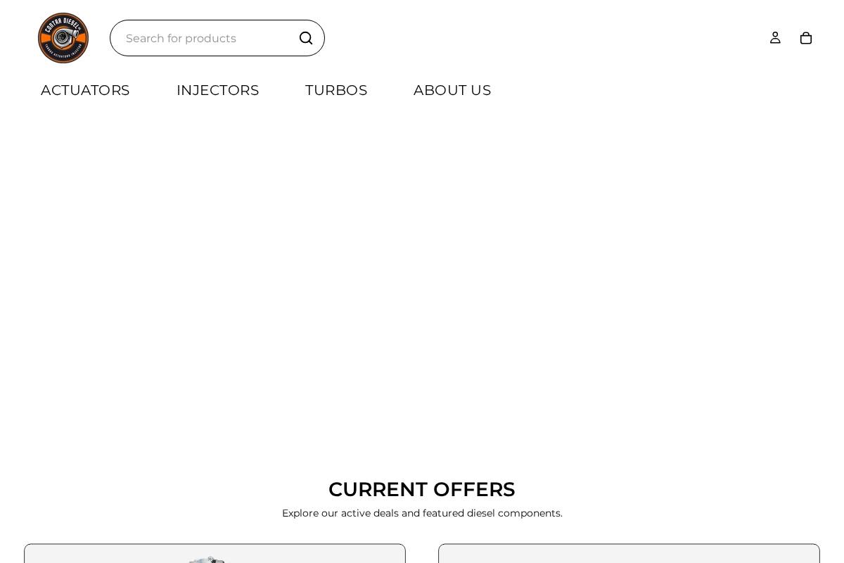 contradieselshop.com homepage screenshot