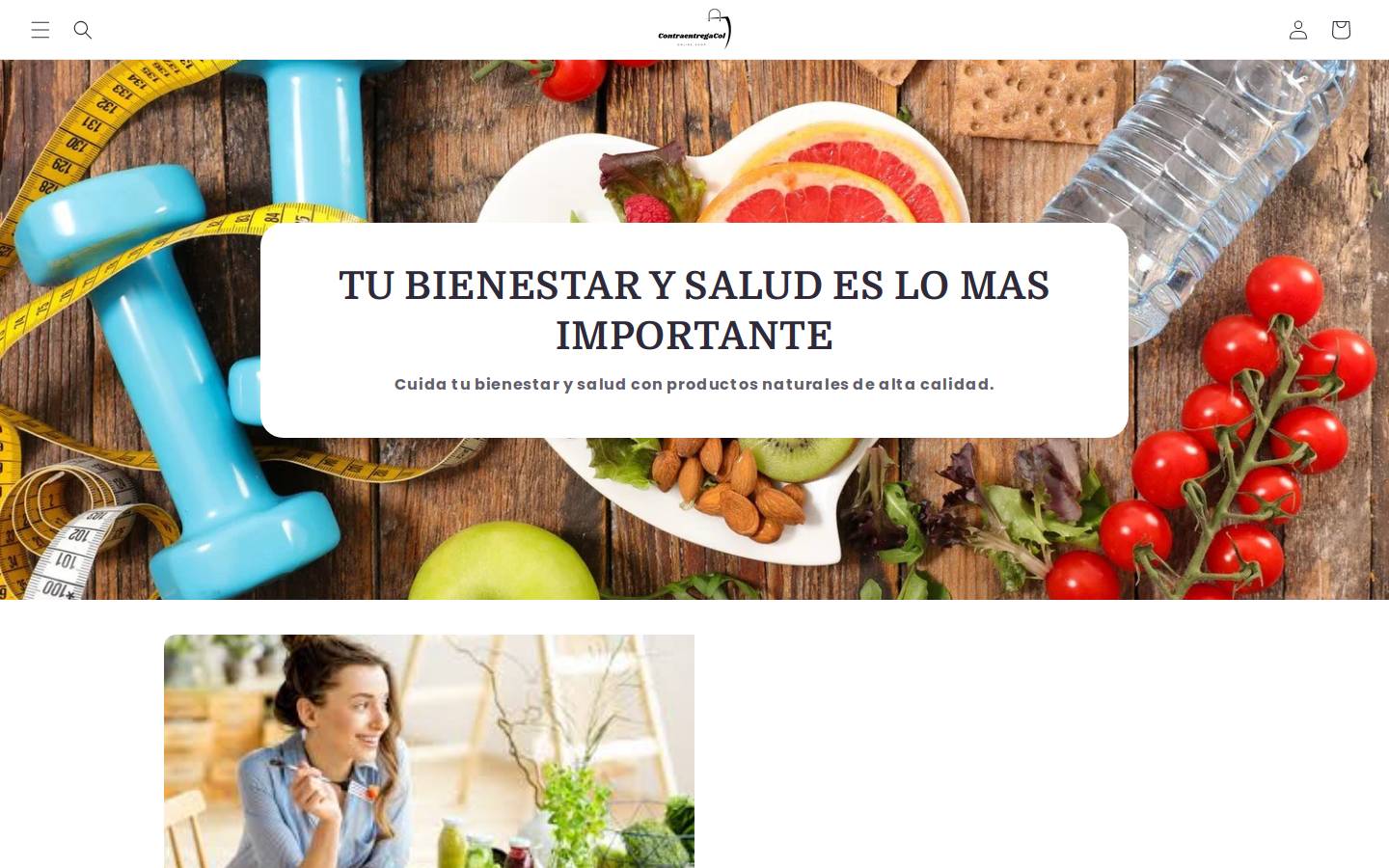 contraentregacol.site homepage screenshot