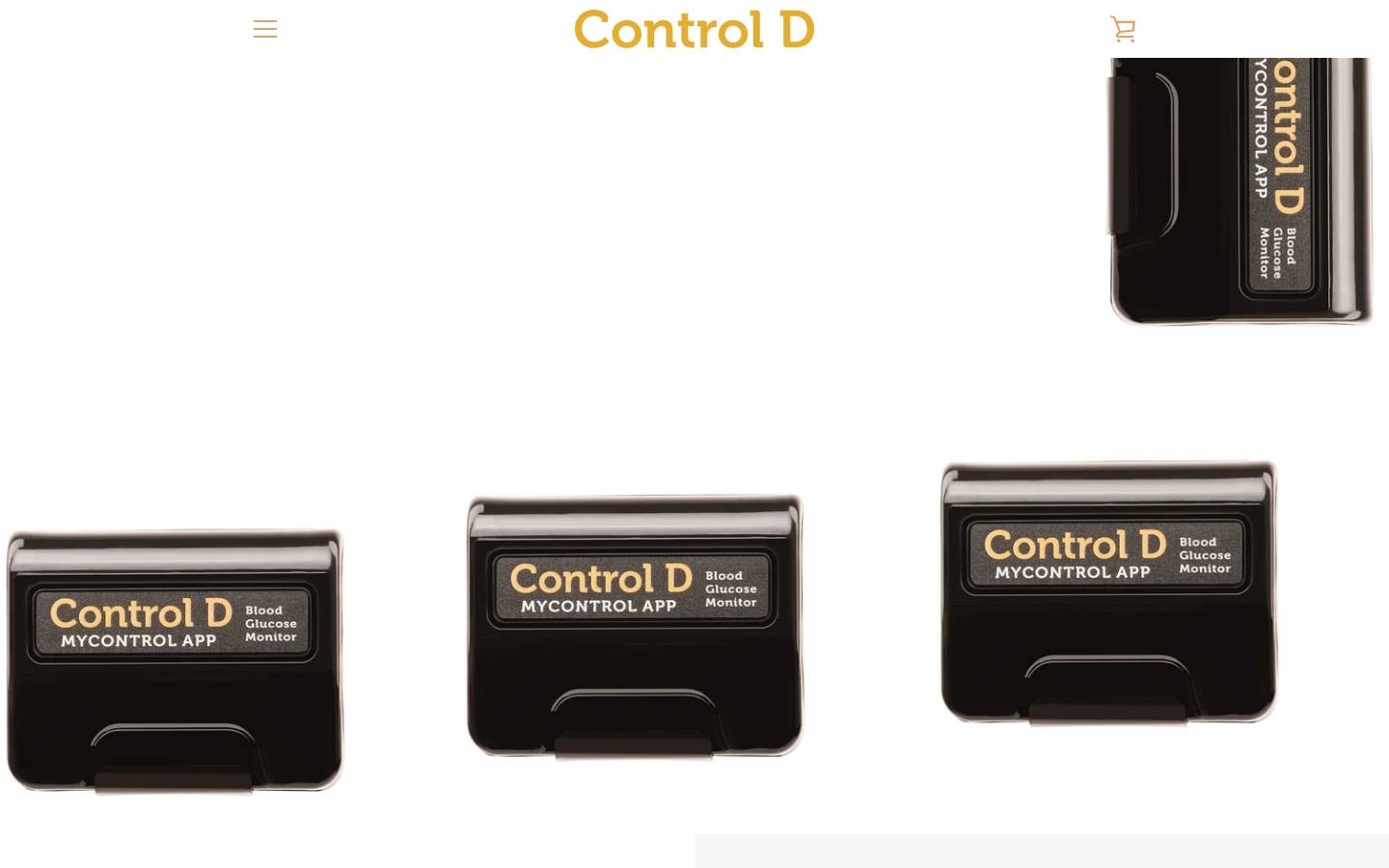 Control D homepage screenshot