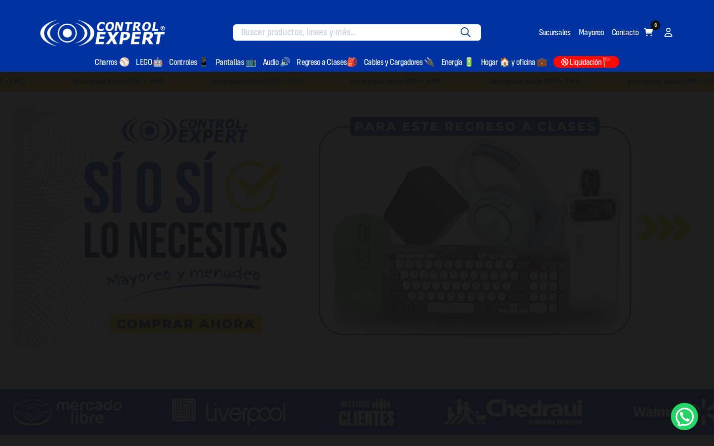 Controlexpert homepage screenshot