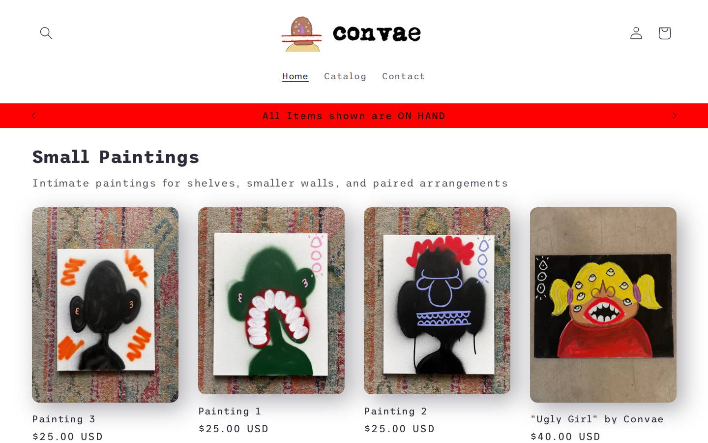 convaeclothing.com homepage screenshot