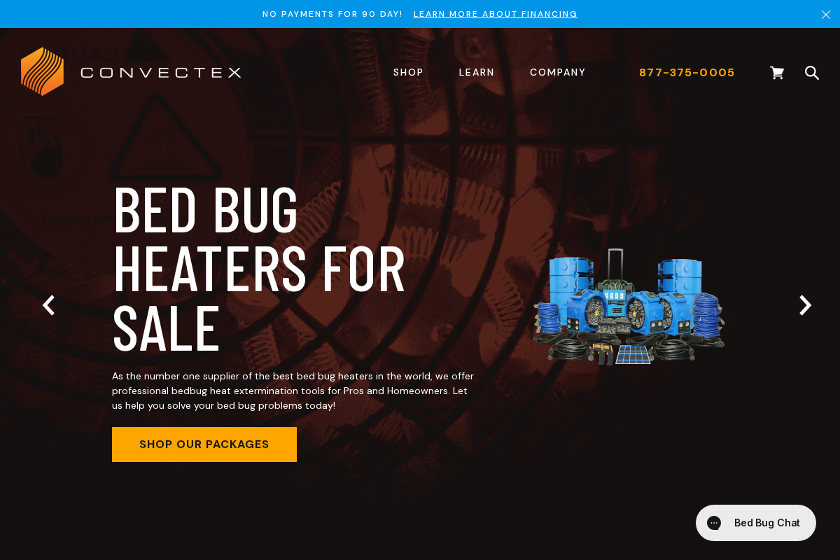 convectex.com homepage screenshot