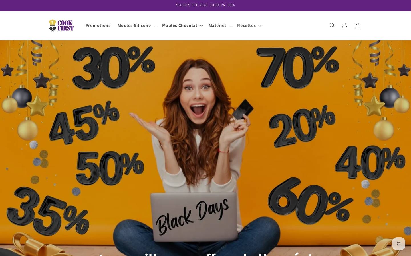 cook-first.com homepage screenshot