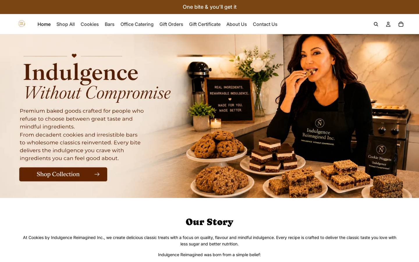 cookie-nuggets.com homepage screenshot