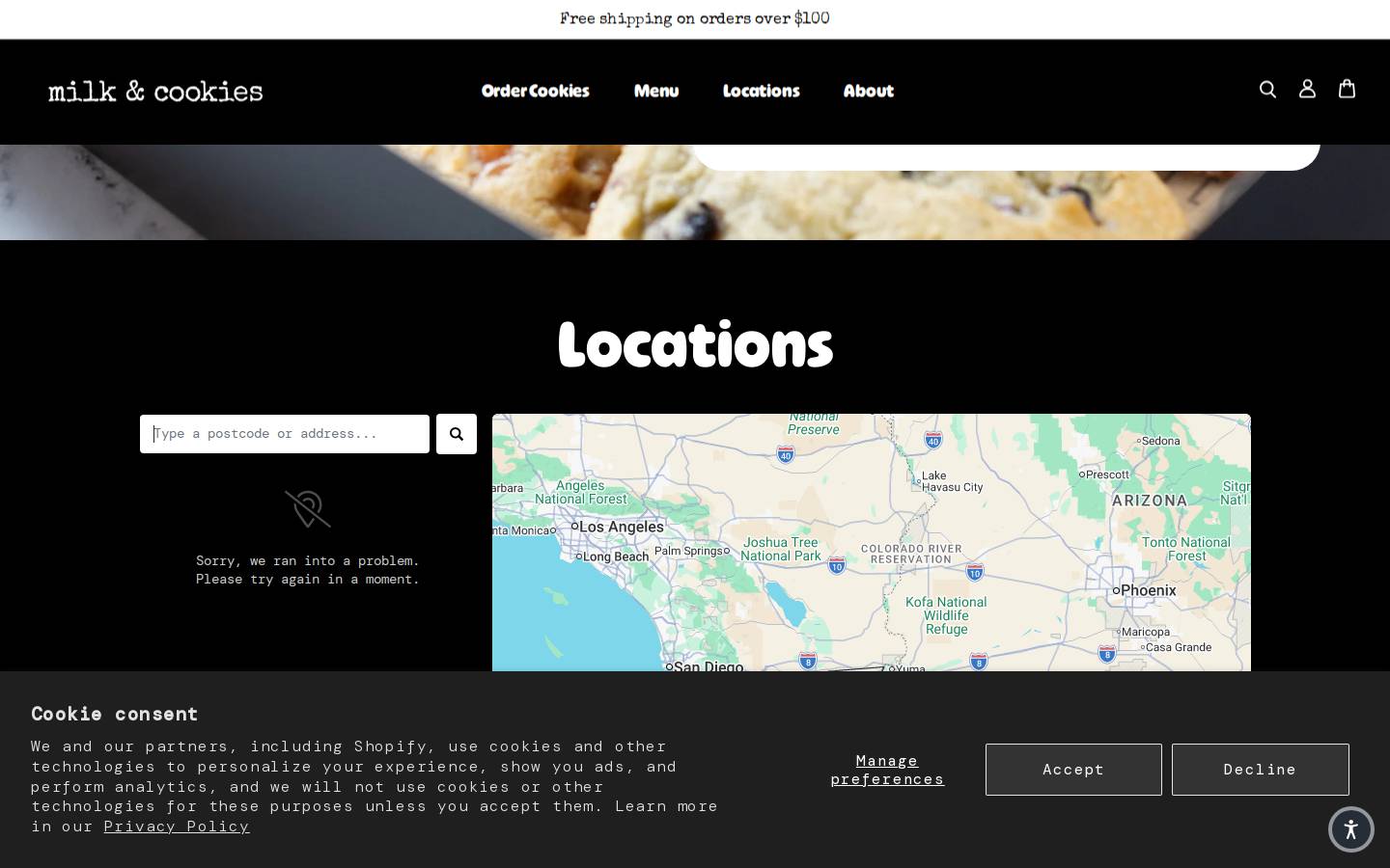 cookiebox.com homepage screenshot