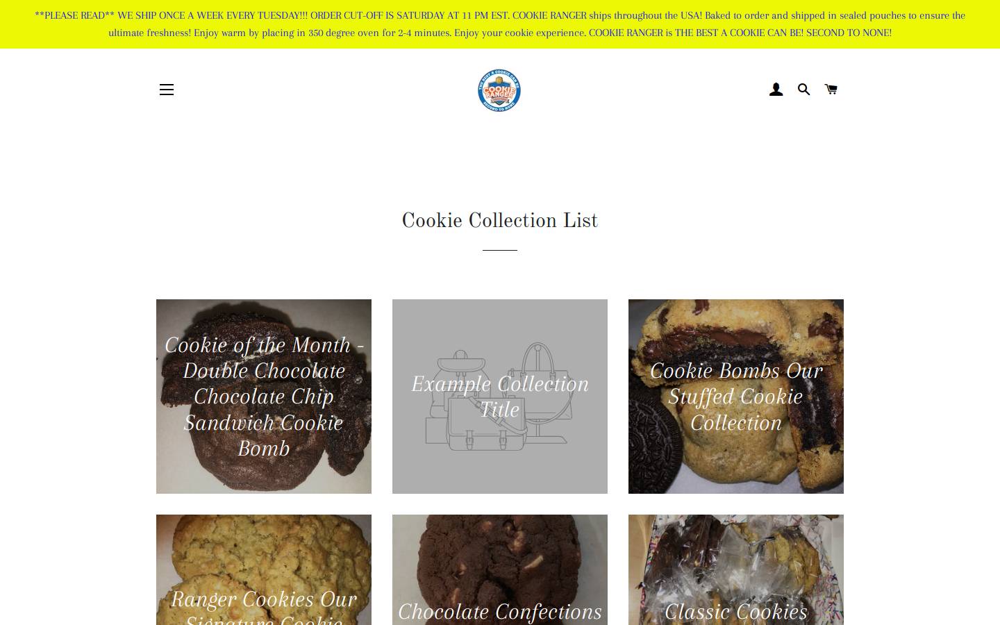 cookieranger.com homepage screenshot