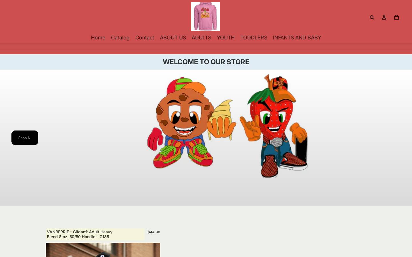 cookiesandcremekingdom.com homepage screenshot