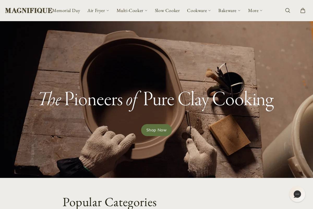 cookmagnifique.com homepage screenshot