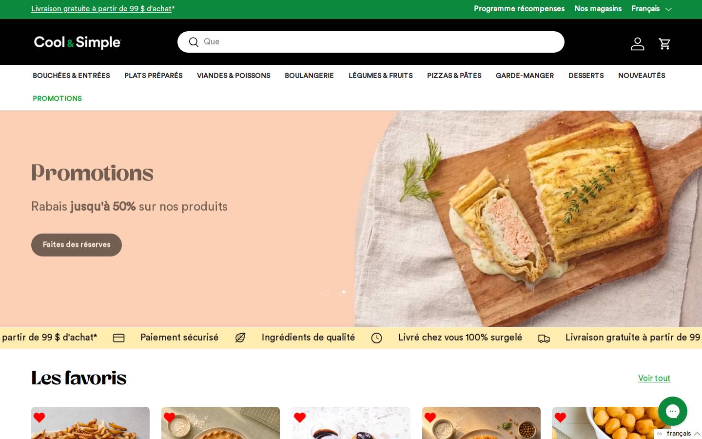 cool-simple.com homepage screenshot