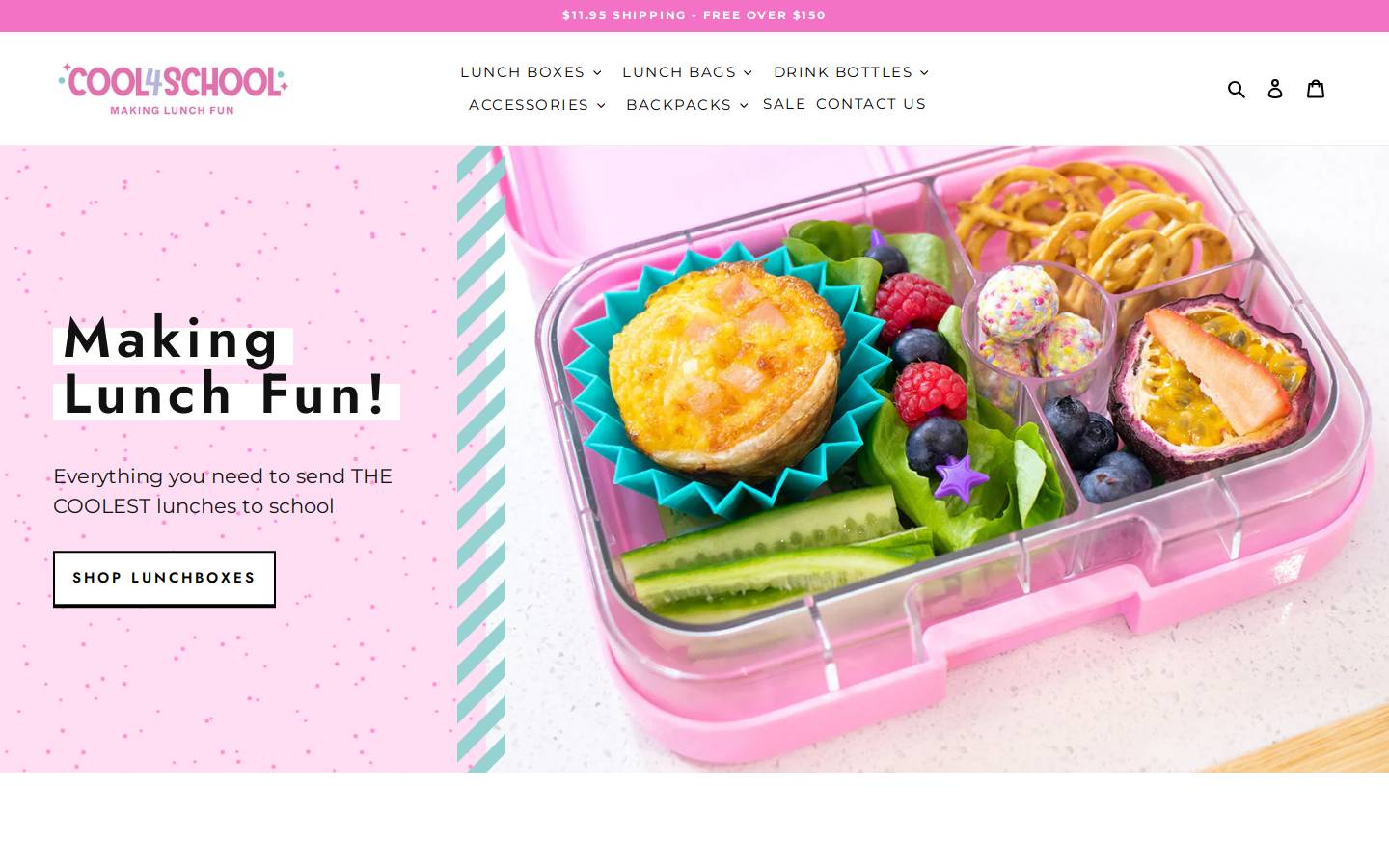 cool4school.com.au homepage screenshot