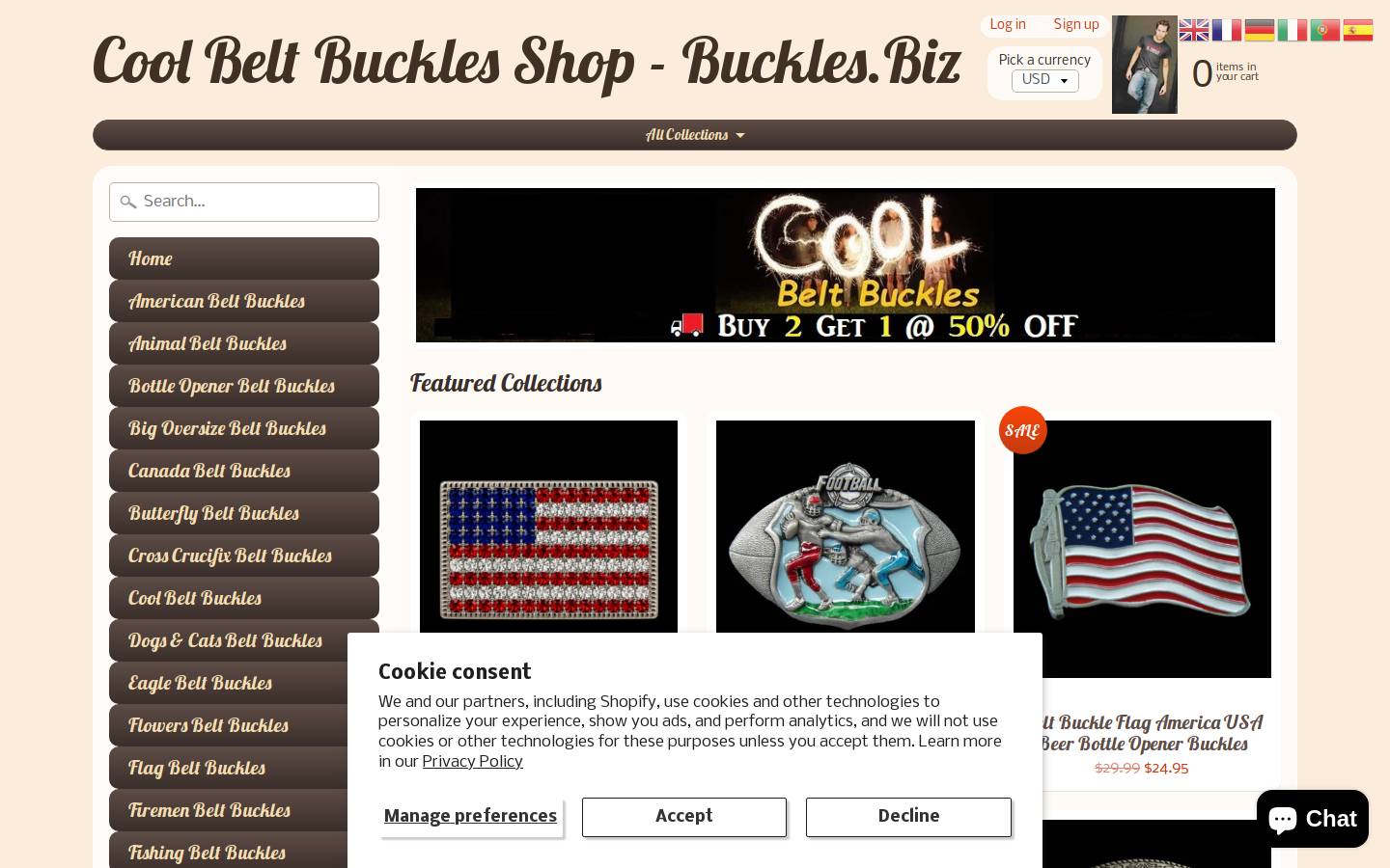 coolbuckles.biz homepage screenshot