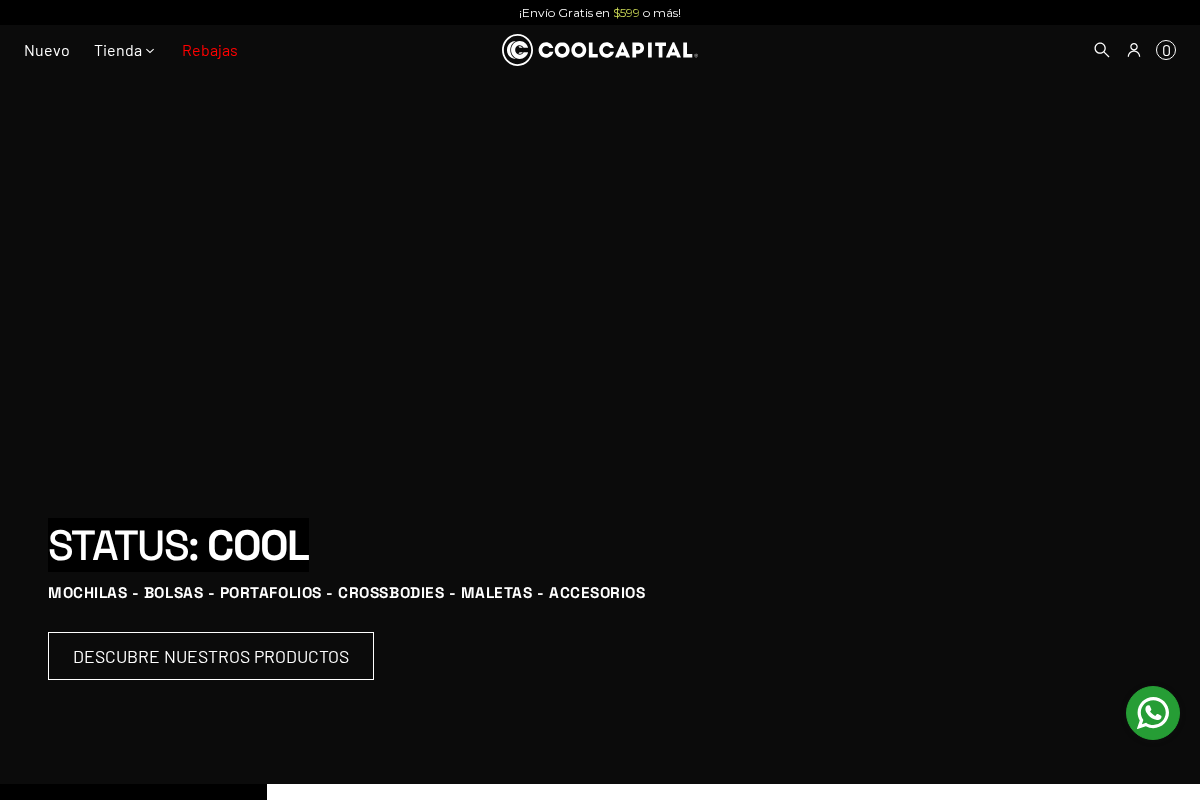 Cool Capital homepage screenshot