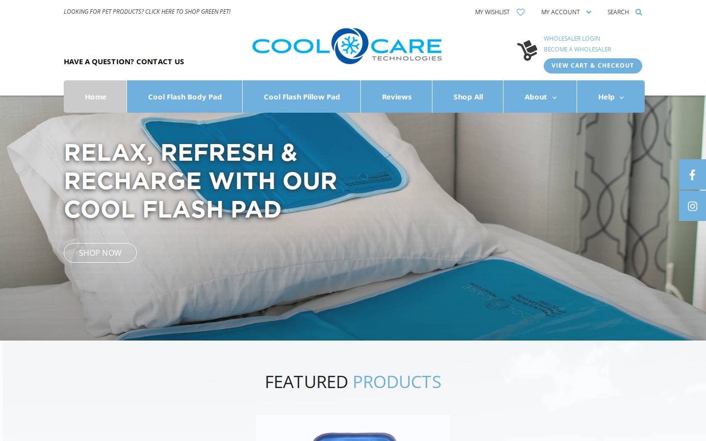 coolcaretechnologies.com homepage screenshot