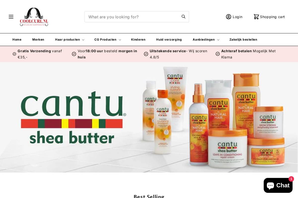 CoolCurl.nl homepage screenshot
