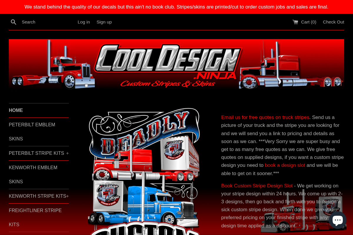 Cool Design Ninja homepage screenshot