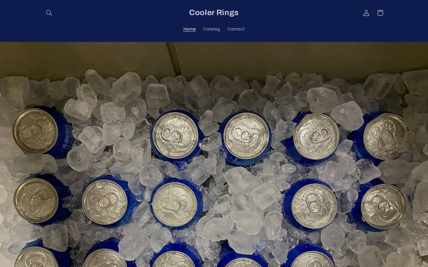 coolerrings.com homepage screenshot
