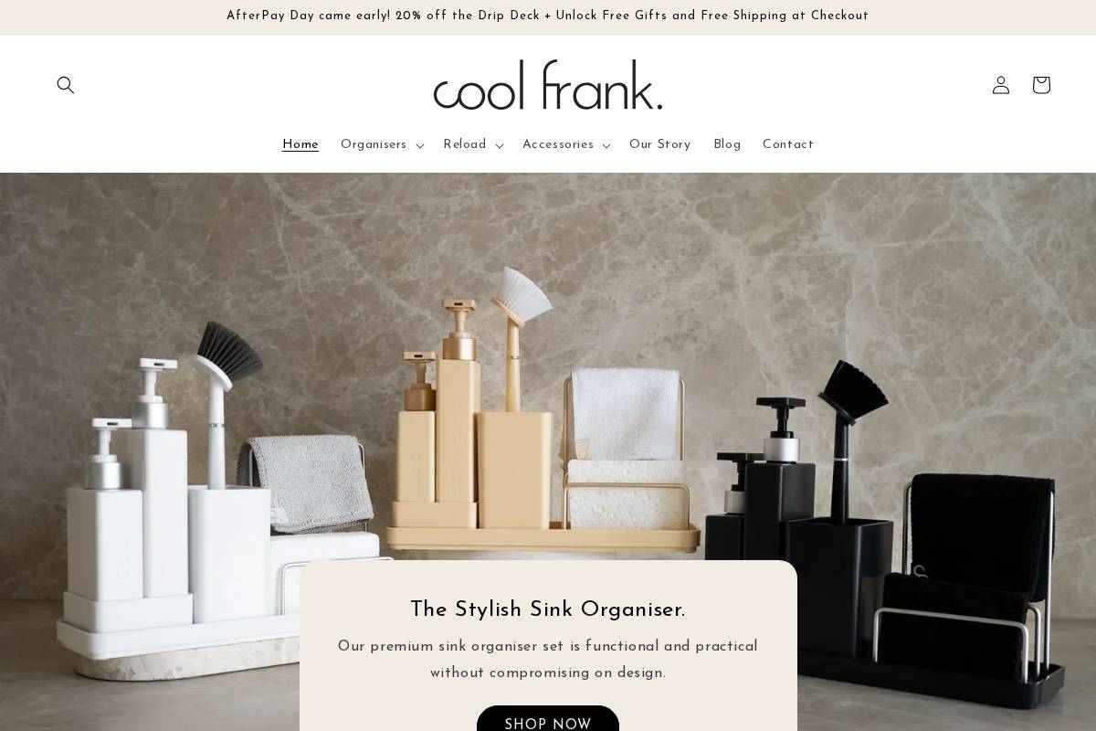 coolfrank.co homepage screenshot