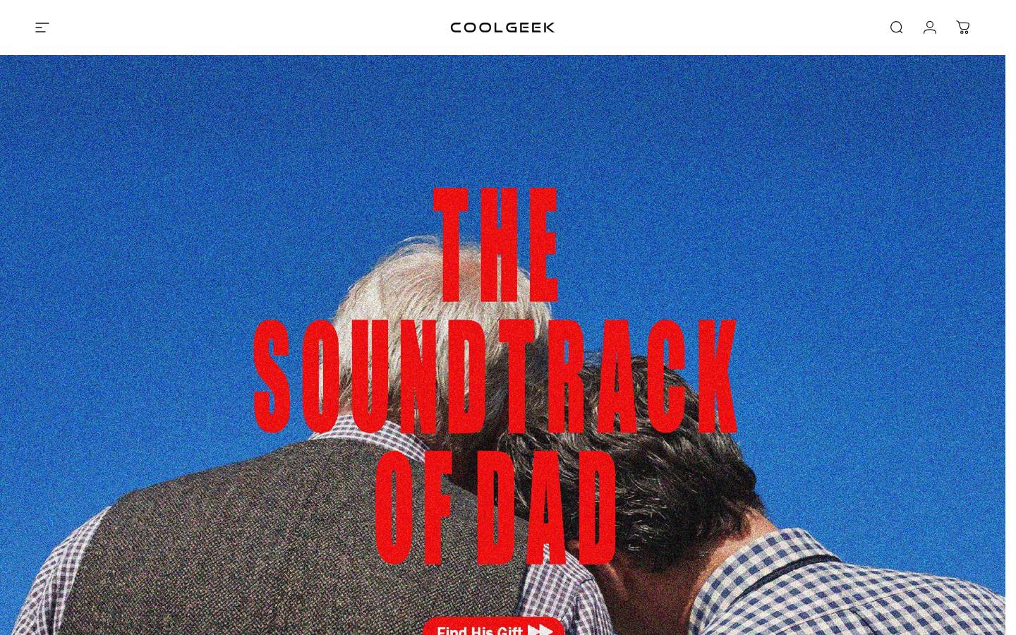 COOLGEEK homepage screenshot