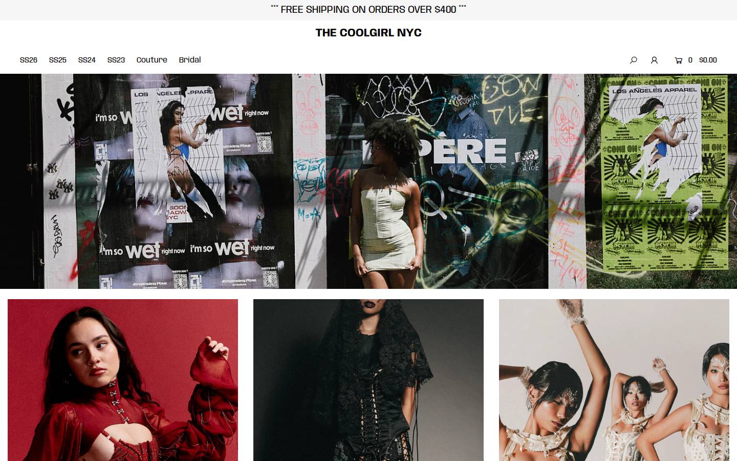 coolgirlclothesco.com homepage screenshot