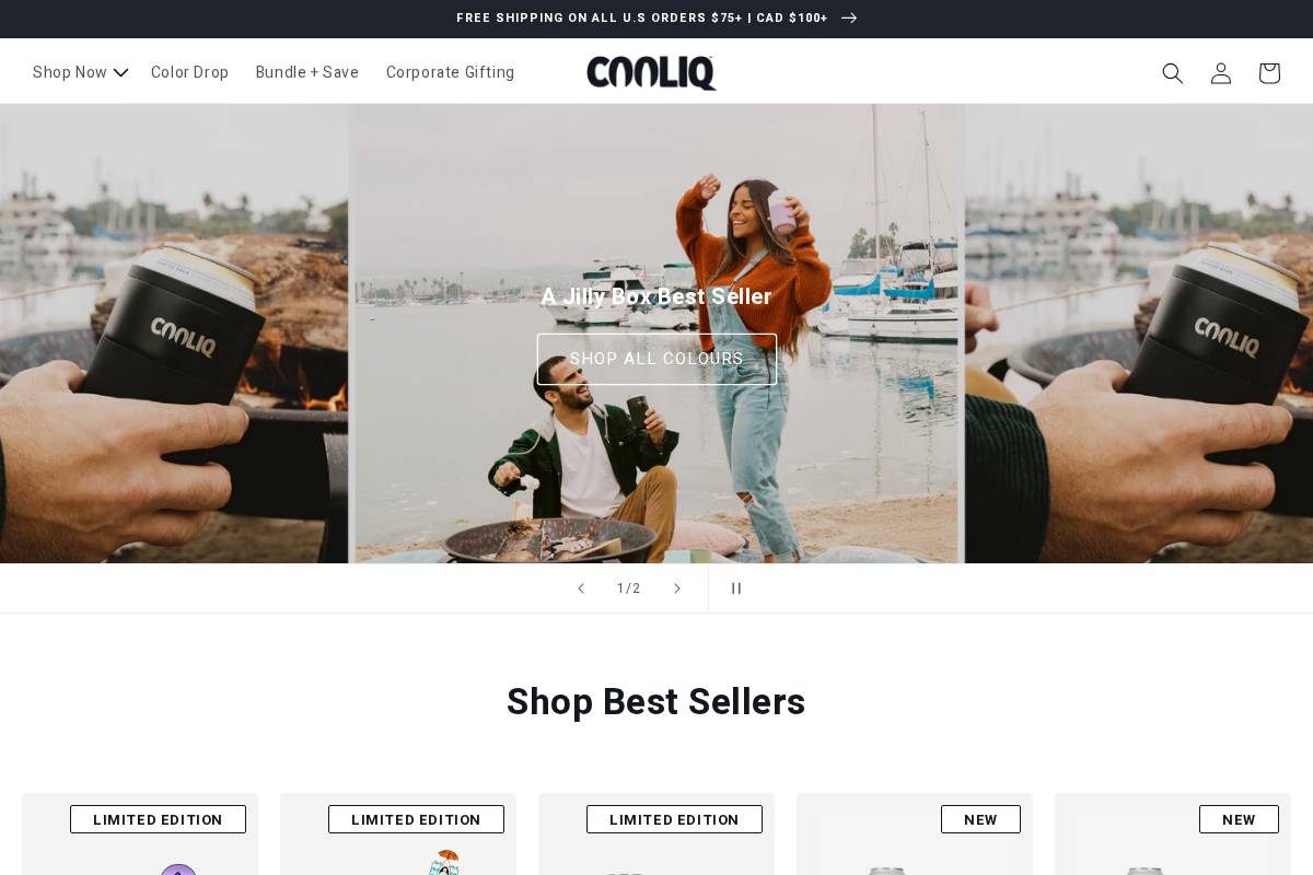 cooliq.com homepage screenshot