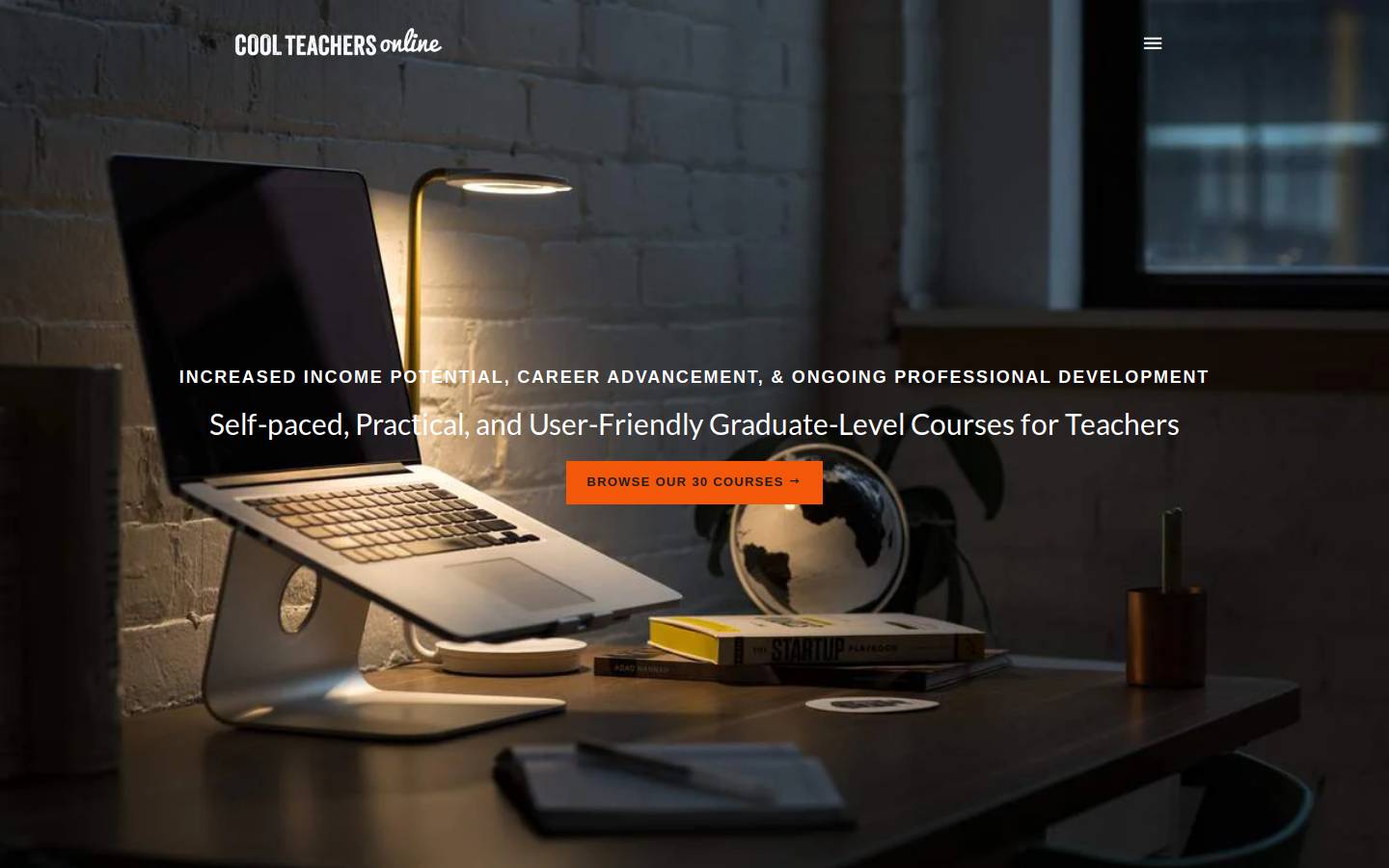 coolteachersonline.com homepage screenshot