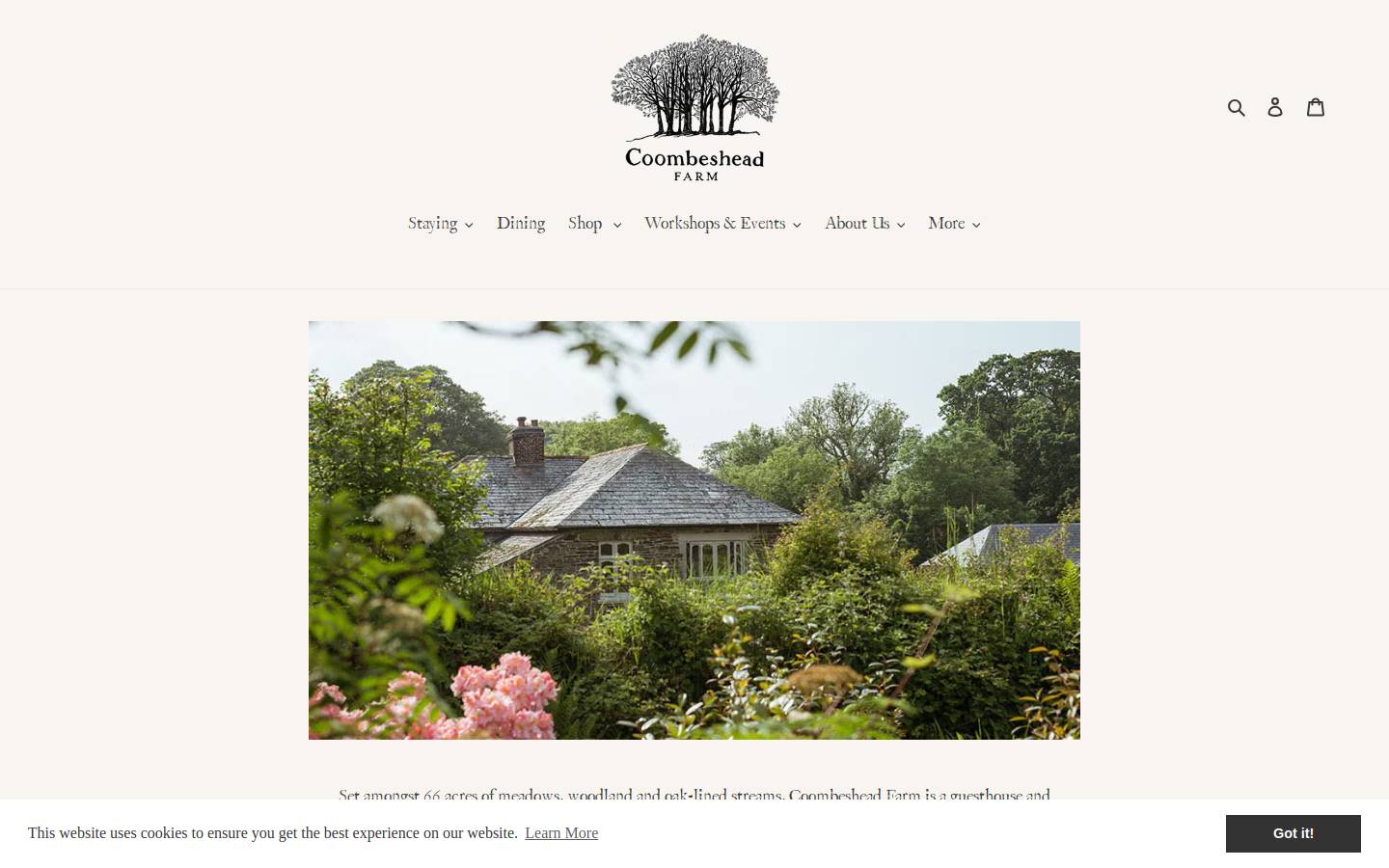 coombesheadfarm.co.uk homepage screenshot