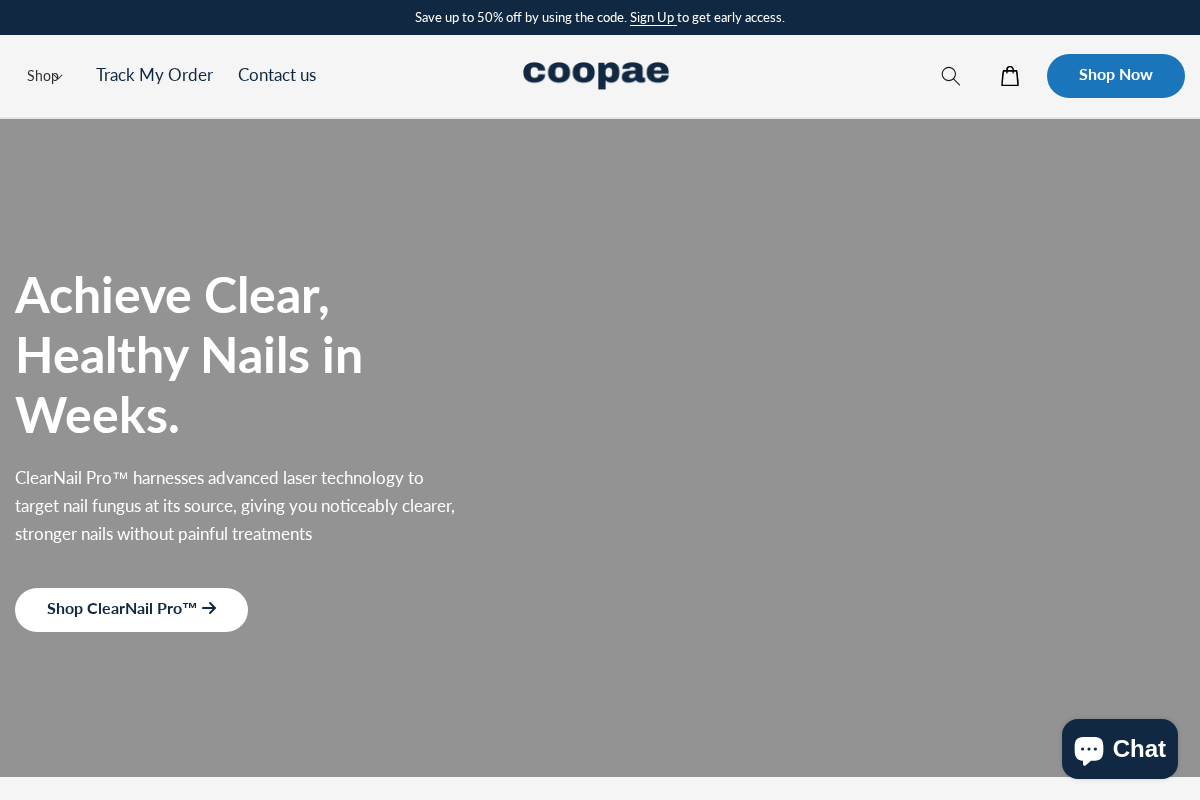 Coopae homepage screenshot