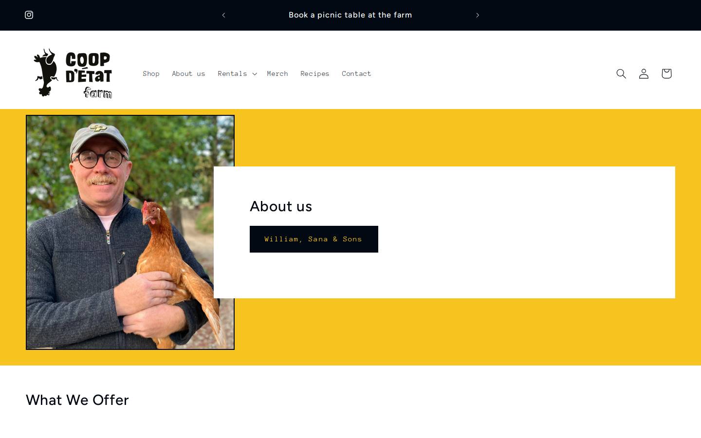 coopdetat.farm homepage screenshot