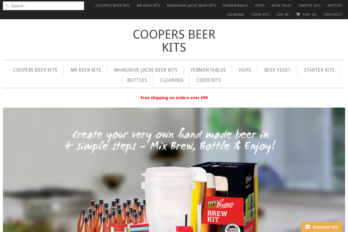 cooperskits.ca homepage screenshot