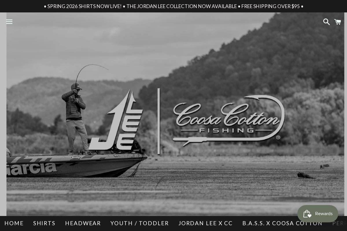 coosacotton.com homepage screenshot