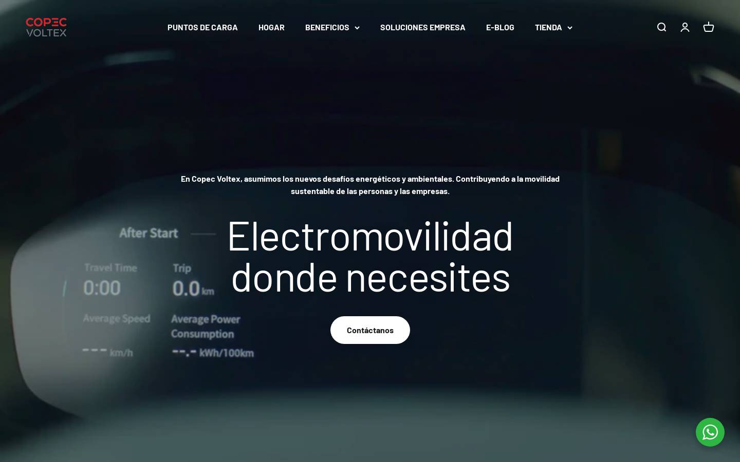 copecvoltex.cl homepage screenshot