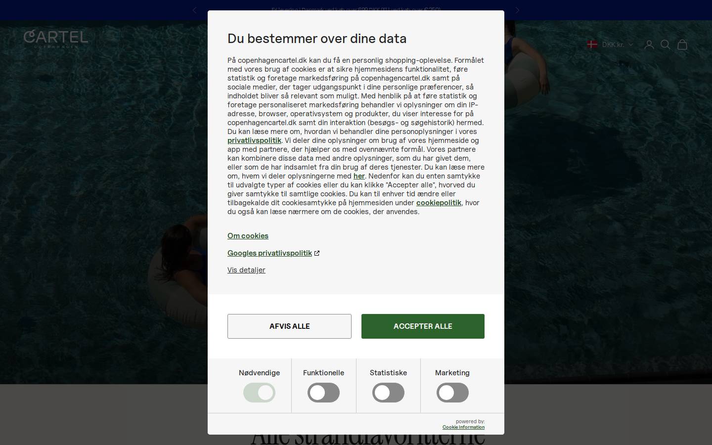Copenhagen Cartel homepage screenshot