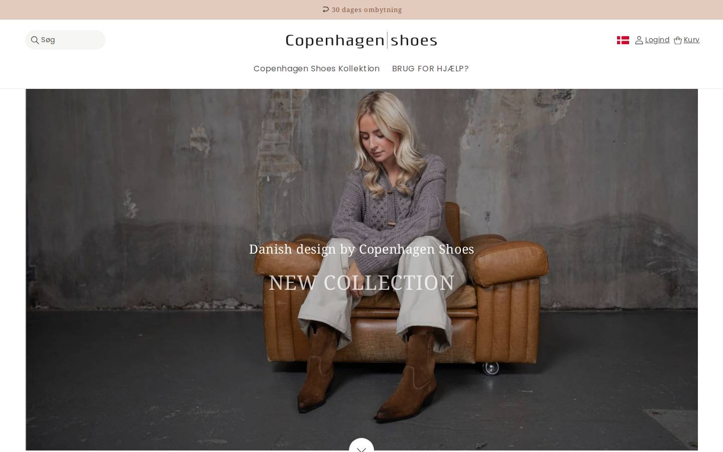 Copenhagenshoes homepage screenshot