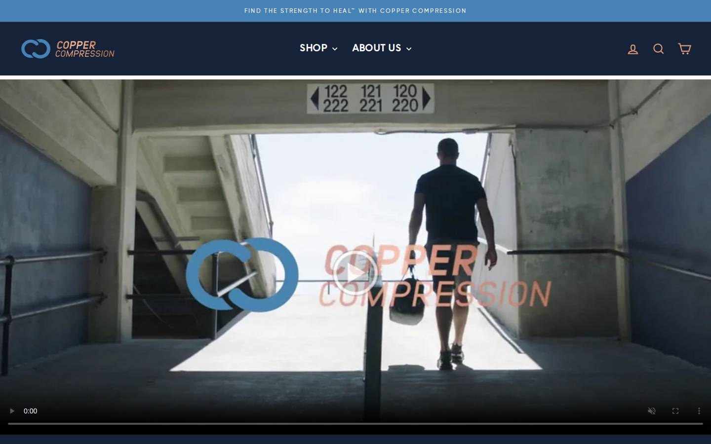Coppercompression homepage screenshot