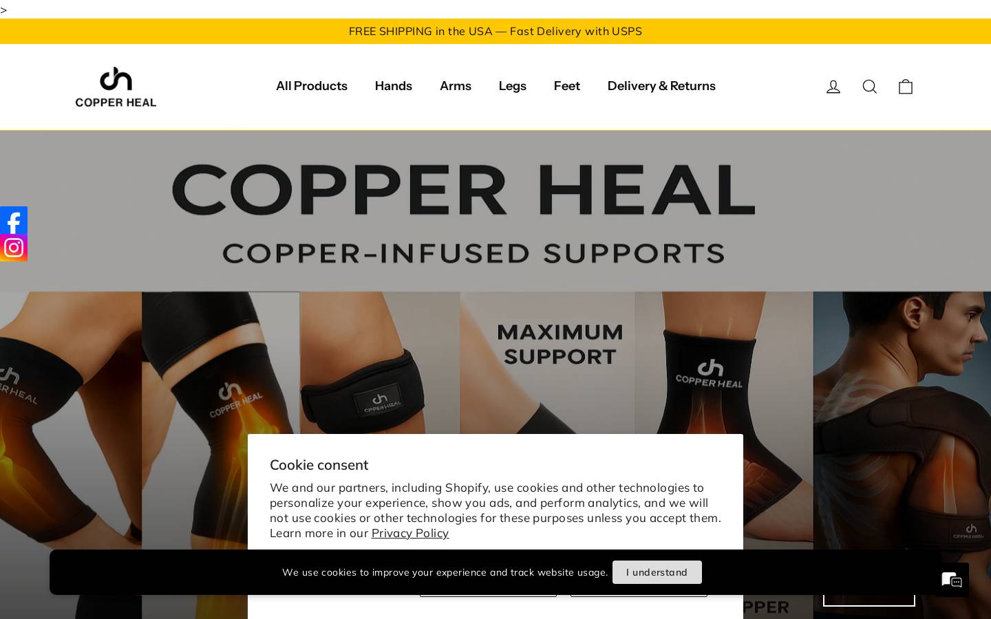 copperheal.com homepage screenshot