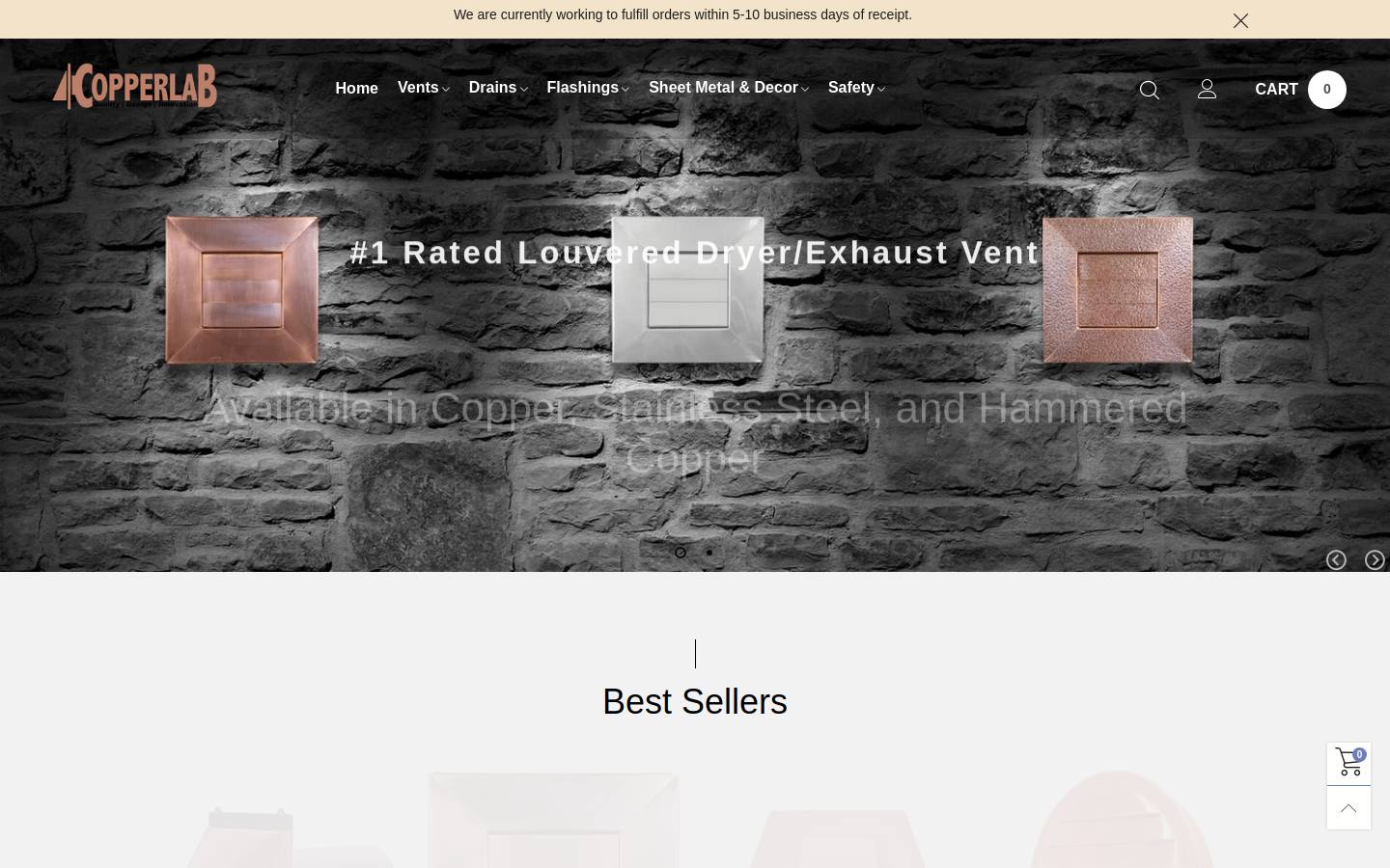 copperlab.com homepage screenshot