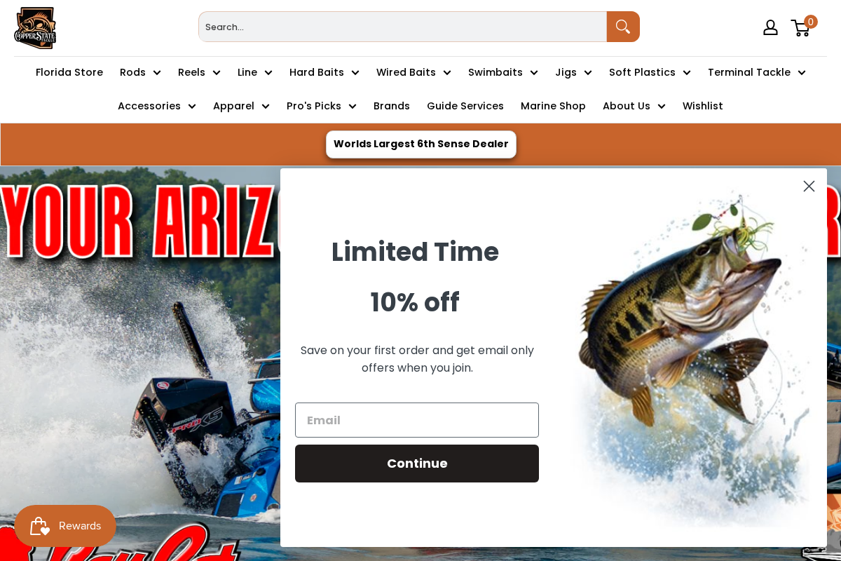 Copperstate Tackle homepage screenshot