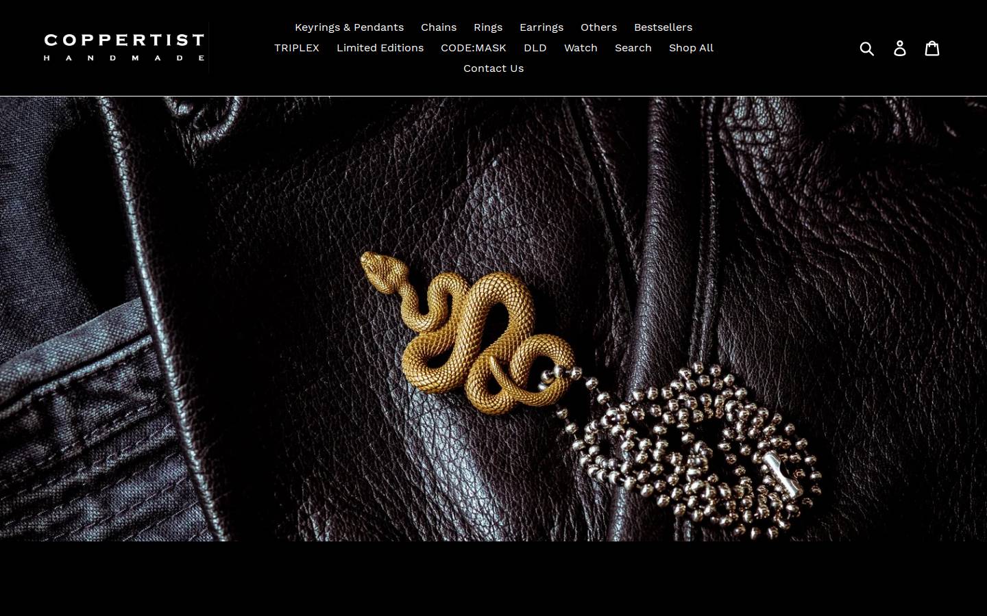 Coppertist homepage screenshot