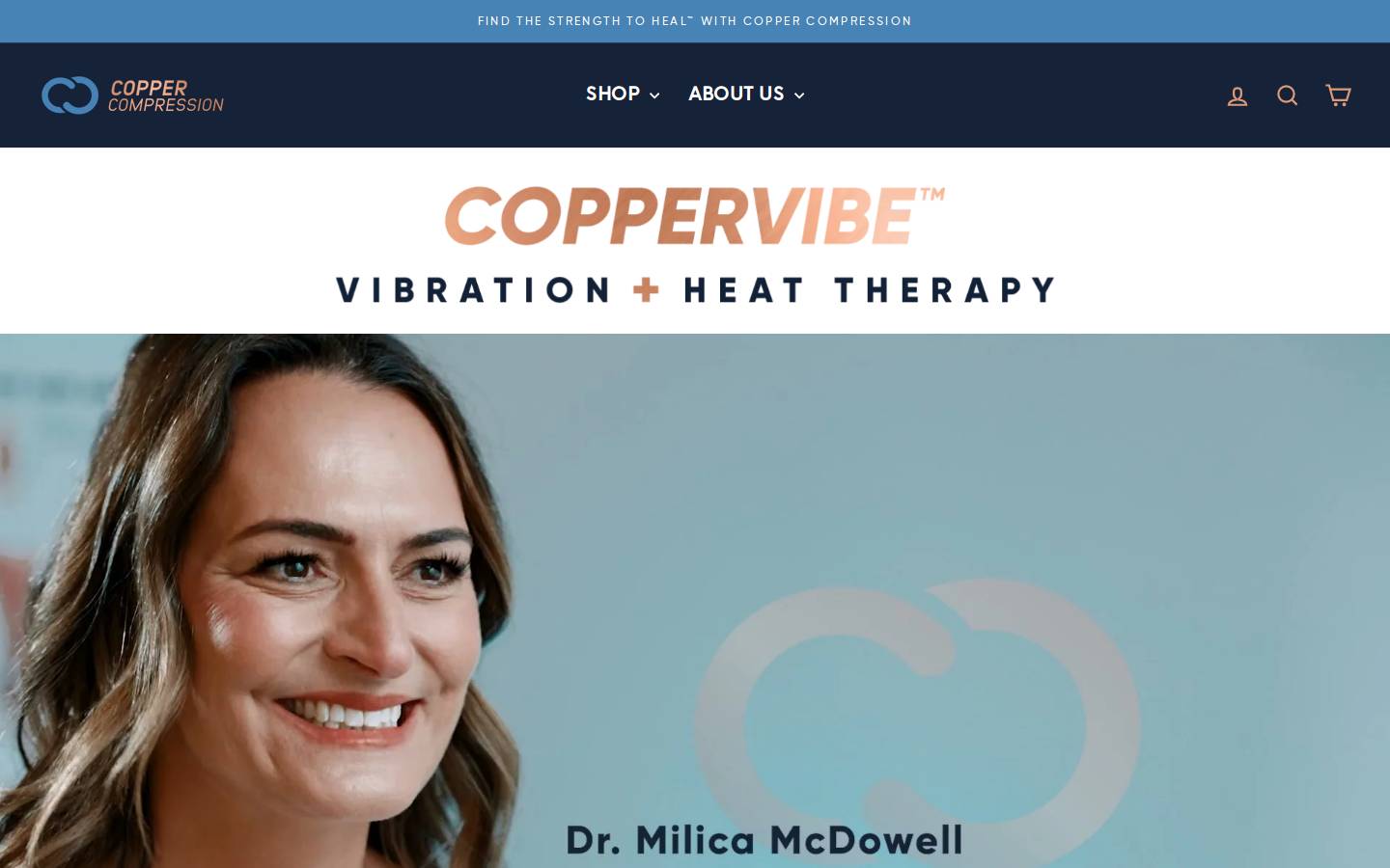 coppervibe.com homepage screenshot