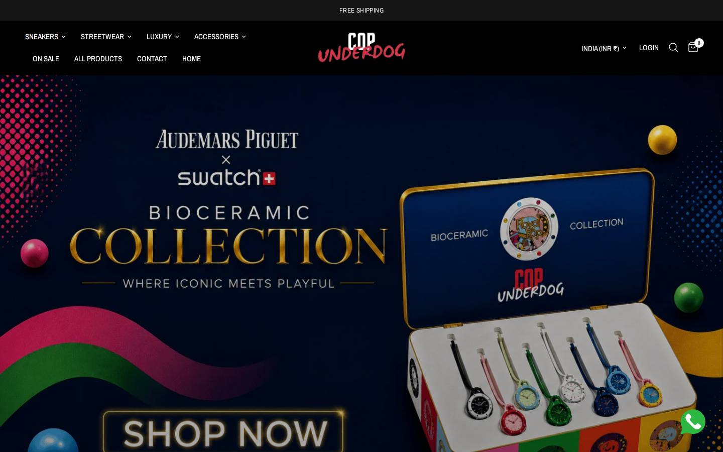 copunderdog.com homepage screenshot