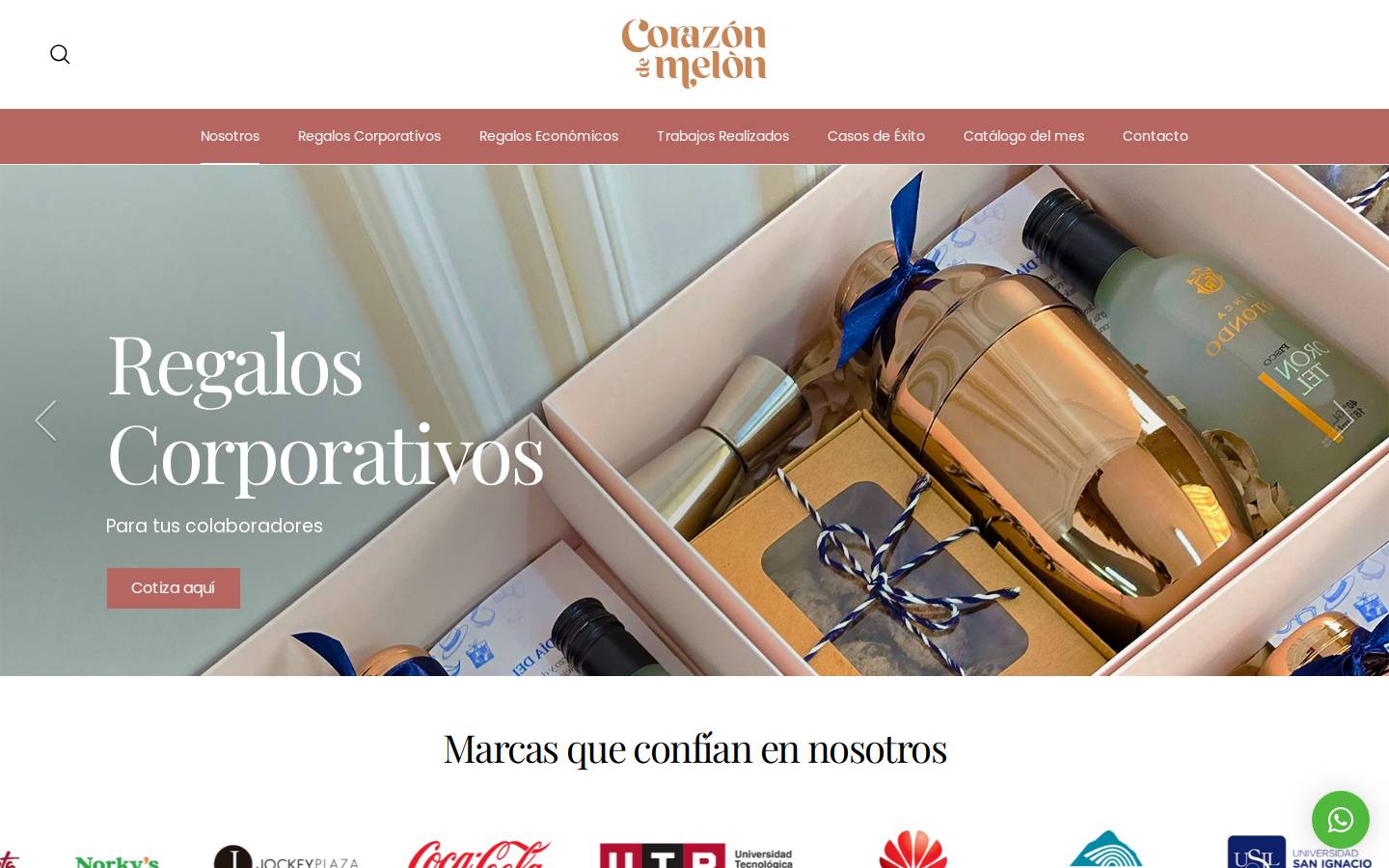 corazondemelonperu.com homepage screenshot