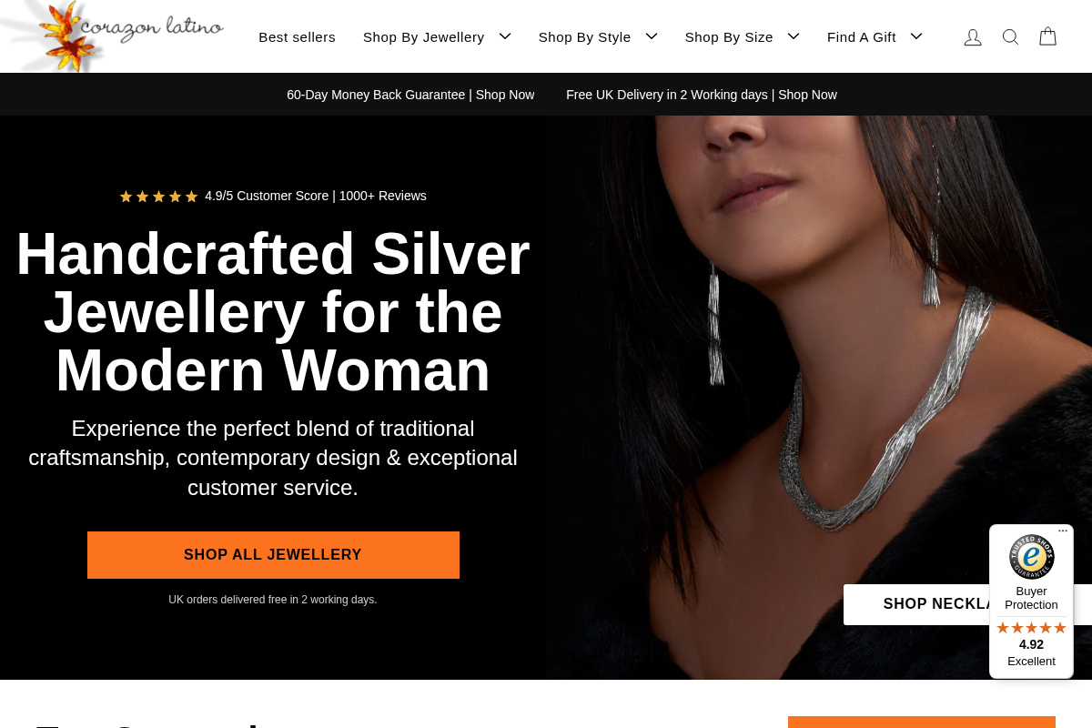 Corazon Latino Ltd homepage screenshot