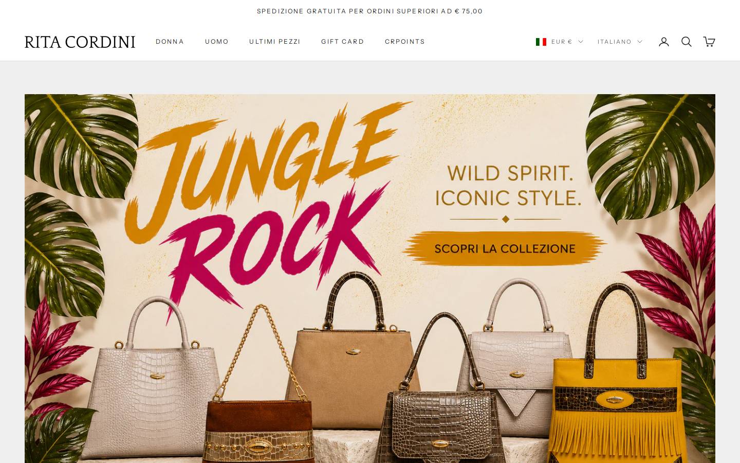 cordinirita.it homepage screenshot