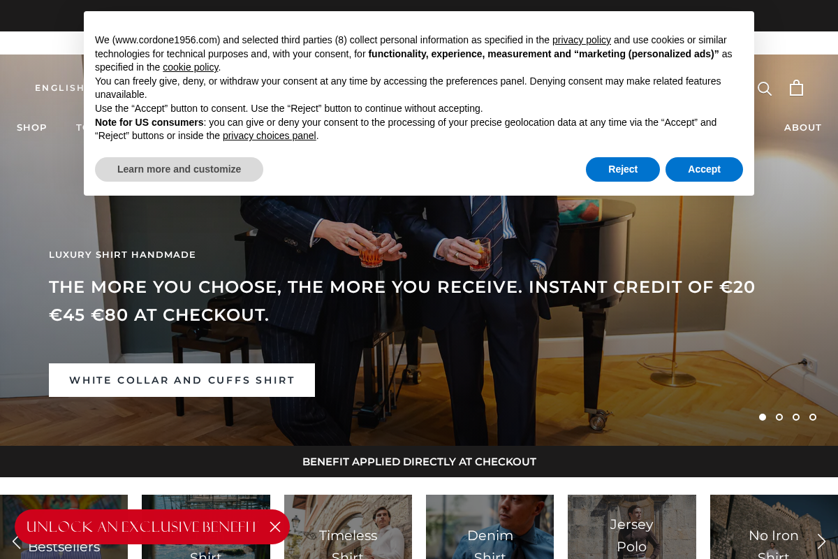 CORDONE1956 homepage screenshot