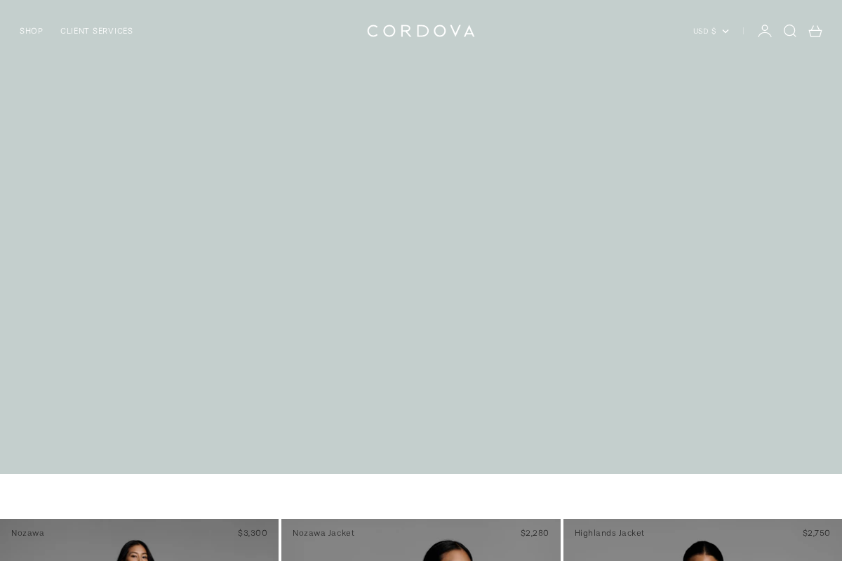 CORDOVA homepage screenshot