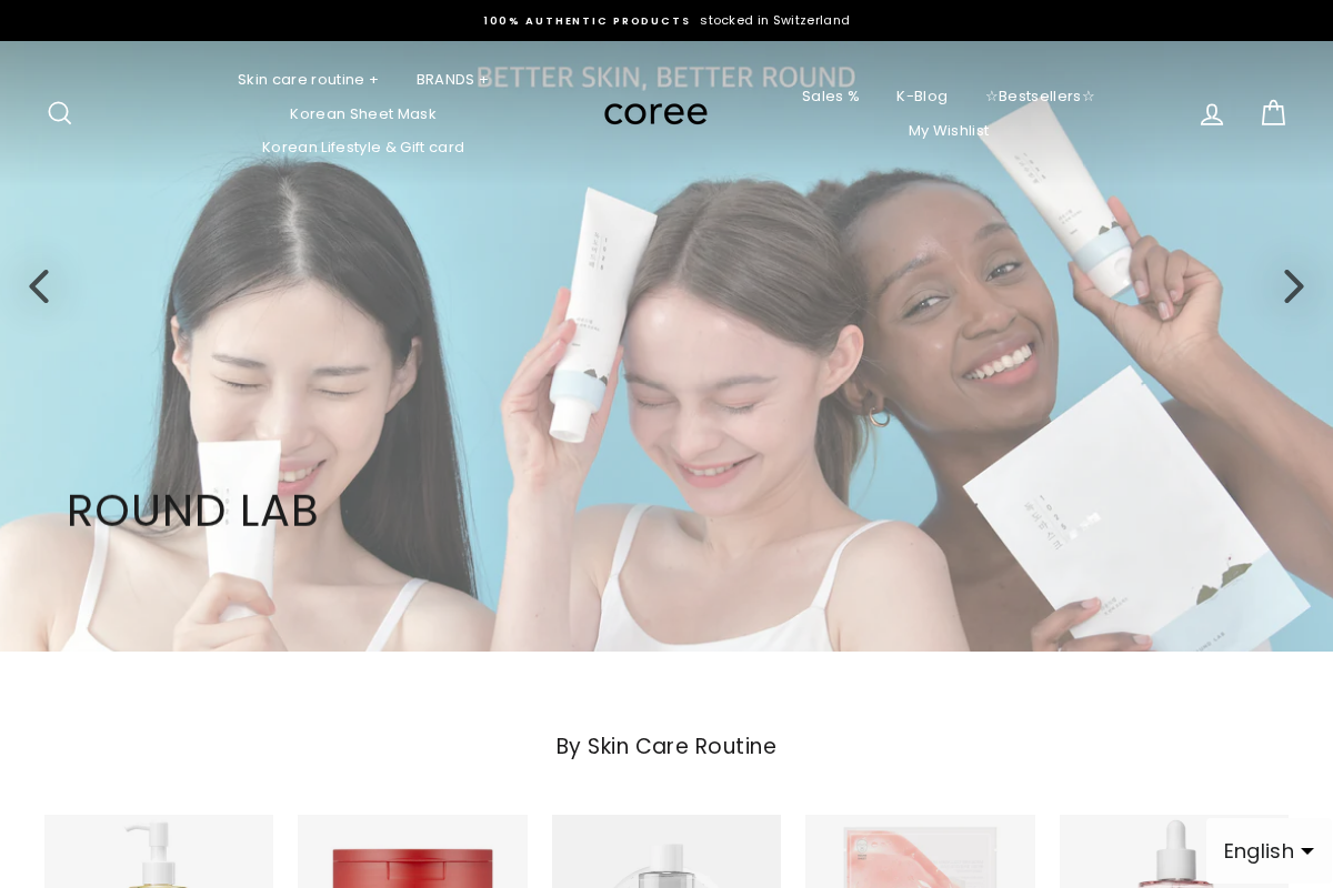 Coree homepage screenshot