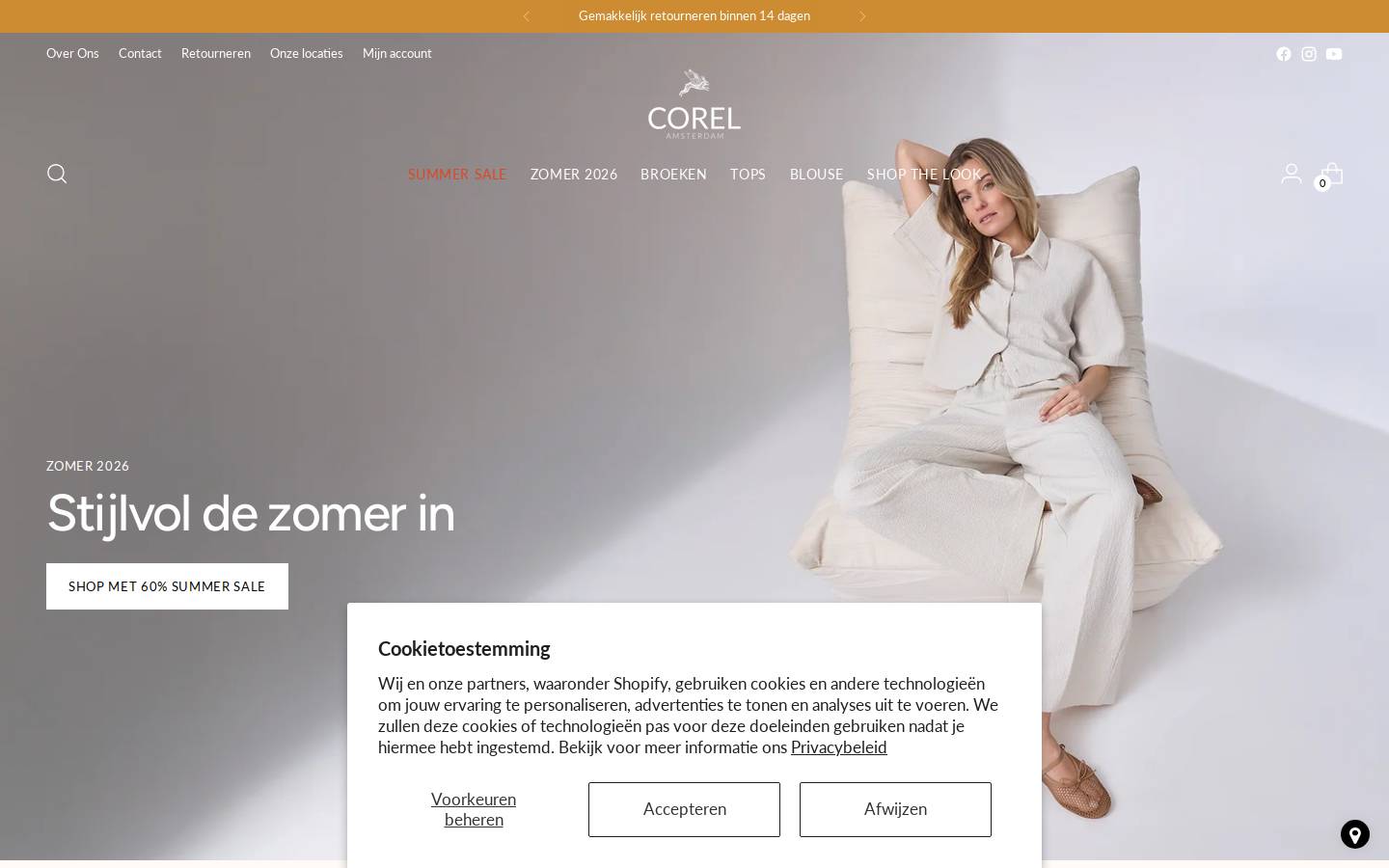 Corel homepage screenshot
